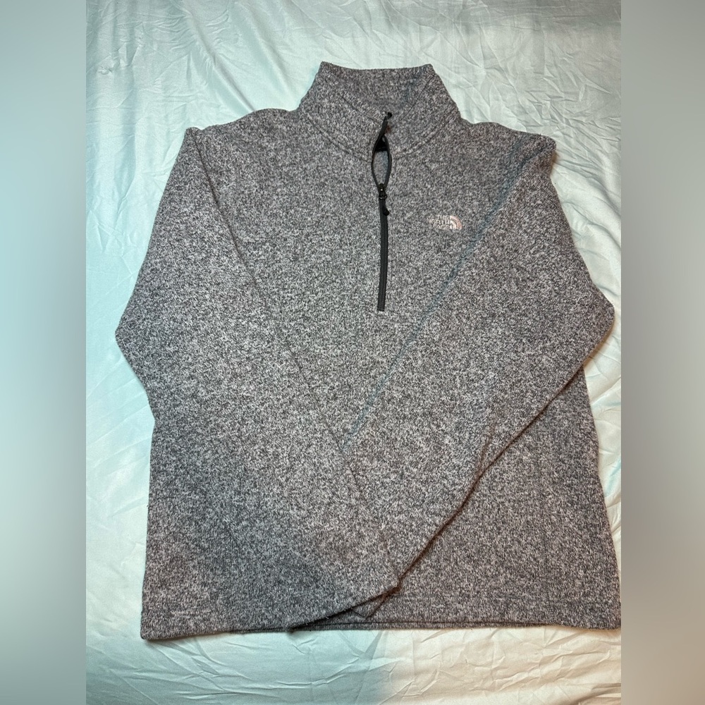 The North Face Men's Zip-Up in Heather Gray